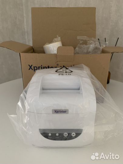 Термопринтер этикеток xprinter xp 365b новый