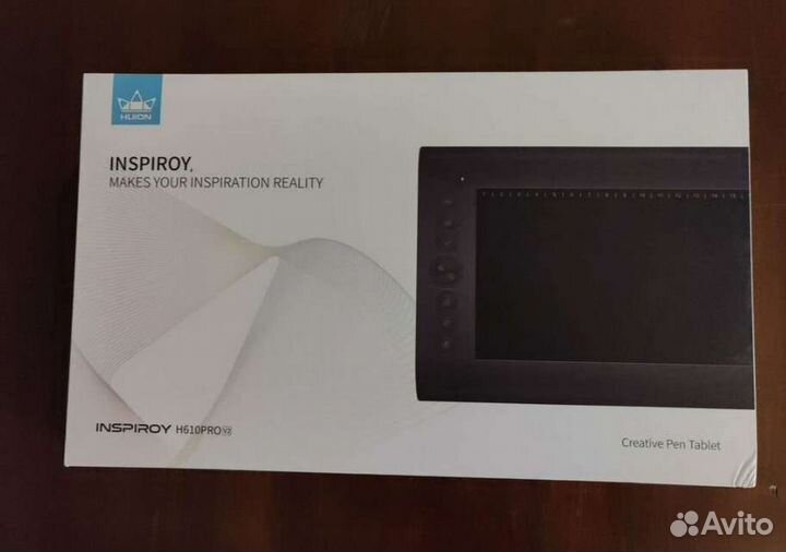 Графический планшет huion h610 pro v2