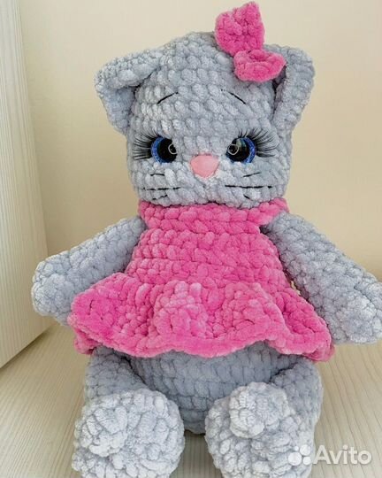 Вязаная кошечка