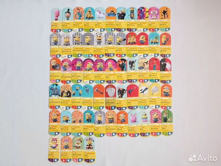 Карточки миньон магнит гадкий я