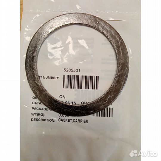 Камминс 2.8 прокладка сажевого фильтра (Е-5) (газ)