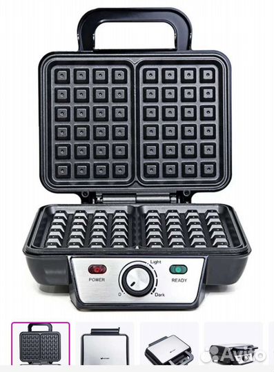 Вафельница новая