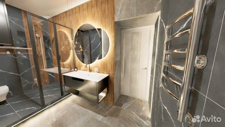 Дизайн проект ванной