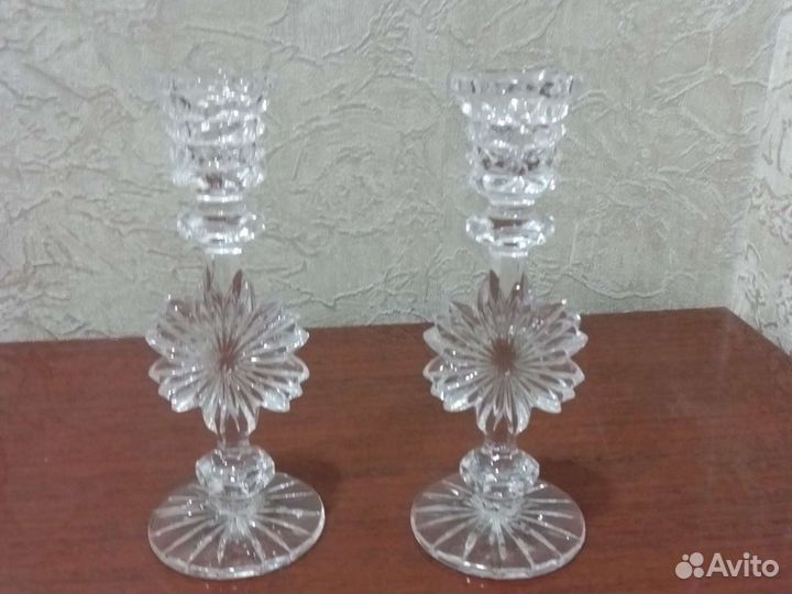 Подсвечник хрустальный СССР