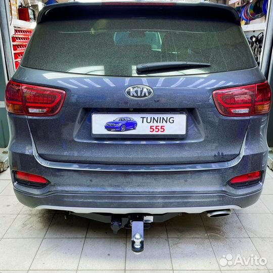 Фаркоп под квадрат Kia Sorento Prime Santa Fe