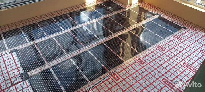 Монтаж электрических тёплых полов