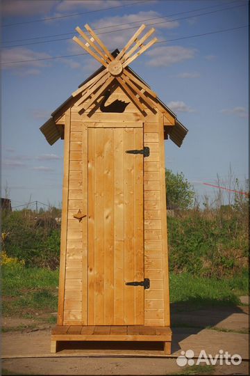 Уличный туалет с установкой SKU003