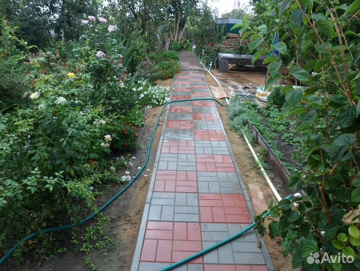 Укладка брусчатки, тротуарной плитки под ключ