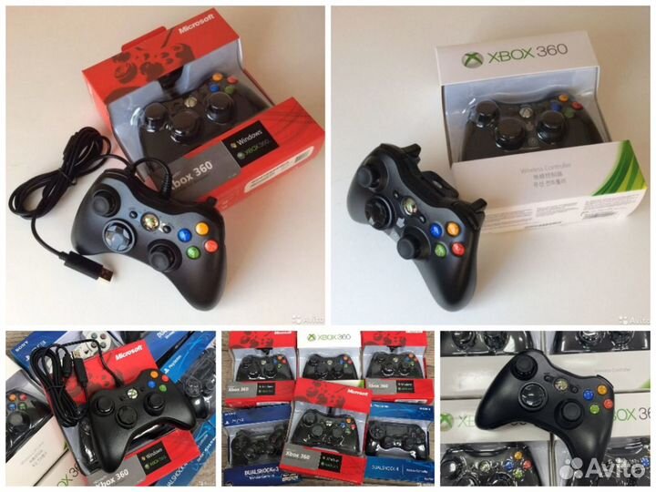 Джойстики PS4, PS3, PS2, PS1, xbox 360/ONE/series