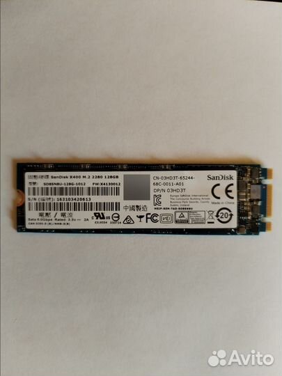 Ssd M2 SATA 128gb