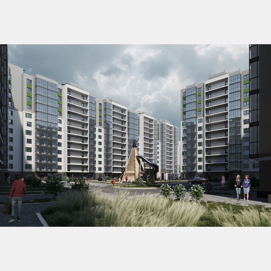 1-к. квартира, 36 м², 9/12 эт.