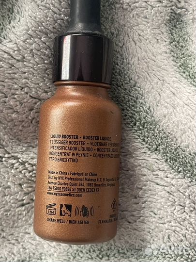 Nyx away we glow liquid booster жидкий хайлайтер