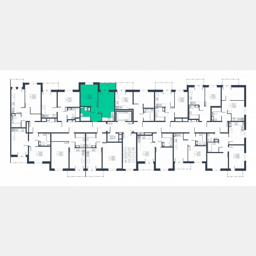 1-к. квартира, 36,7 м², 7/8 эт.