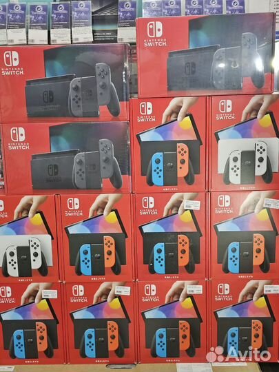 Nintendo switch Oled + чип + 256gb