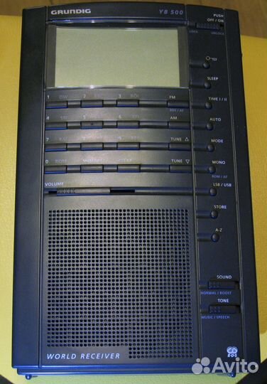 Цифровой всеволновый приемник grundig YB 500