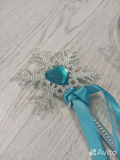 Диадема и палочка снежинки