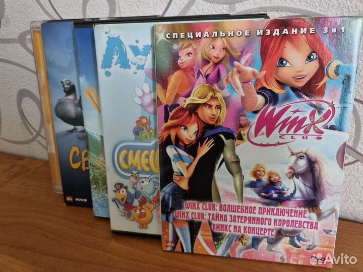 Двд dvd диски мультфильмы