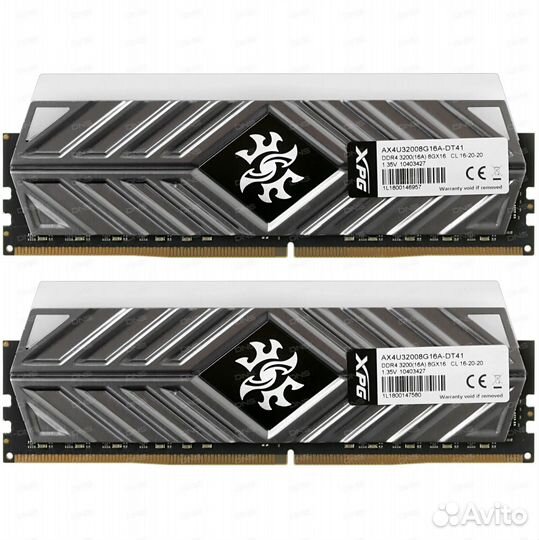 Оперативная память adata XPG spectrix D41 16 гб