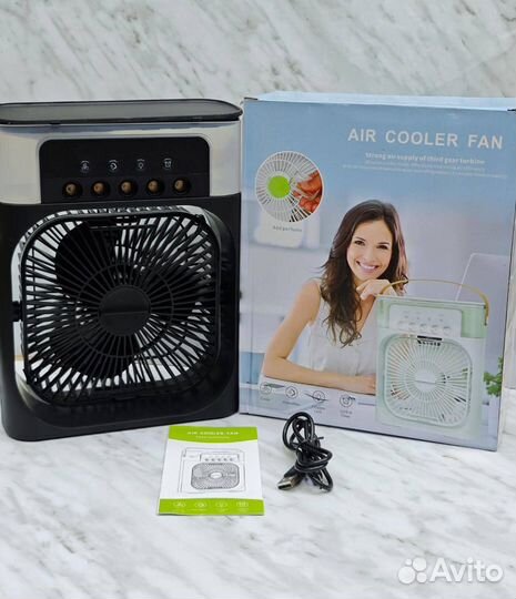 Портативный мини-вентилятор и увлажнитель воздуха