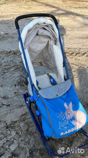 Детские зимние санки