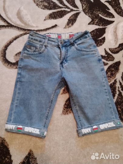 Джинсовые шорты на мальчика