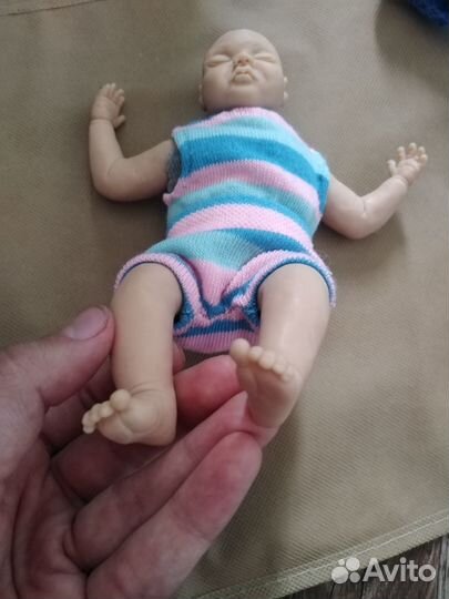 Игрушки, куклы, мини-реборны, из полимерной глины