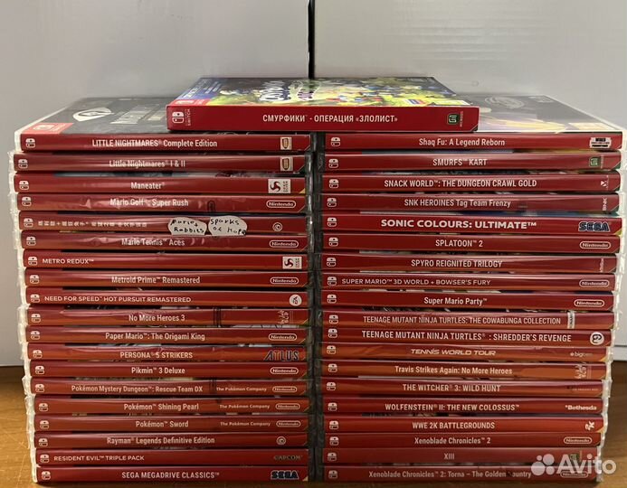 Игры для Nintendo Switch в ассортименте