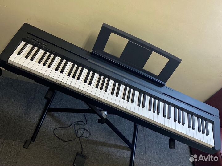 Цифровое пианино yamaha p 45 стойка