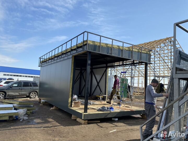 Торговые павильоны из сэндвич панелей