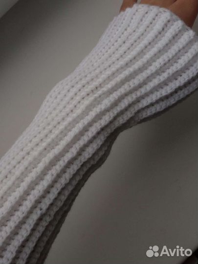 Митенки вязаные