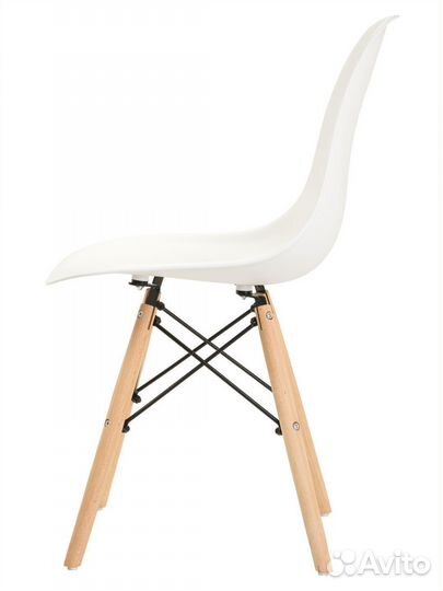 Стул в стиле eames DSW, молочный, 1 шт