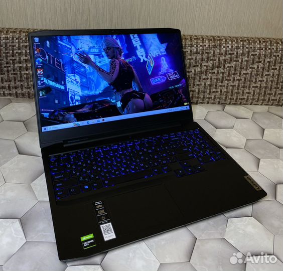 Мощный Lenovo Gaming i7-10750H/GTX1650/16GB