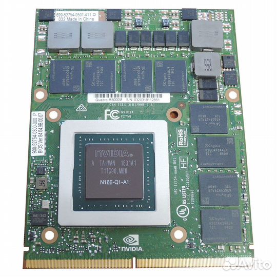 Видеокарта Nvidia MXM Quadro M3000M ноутбук 970M