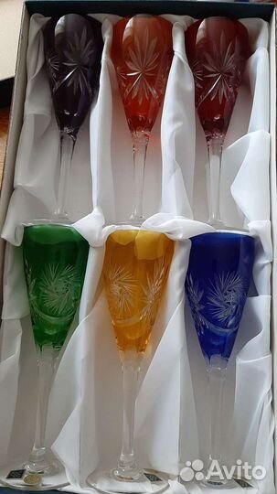 Хрустальные фужеры