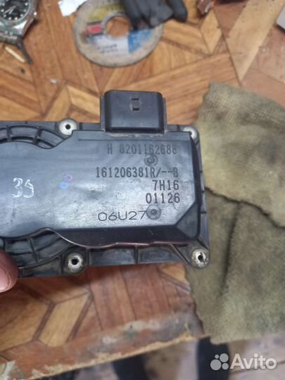 Дроссельная заслонка на Renault Logan 2