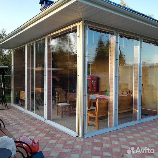 Мягкие окна для террас и беседок