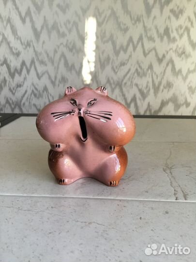 Кот, Копилка и карандашница Змея / Керамика Россия