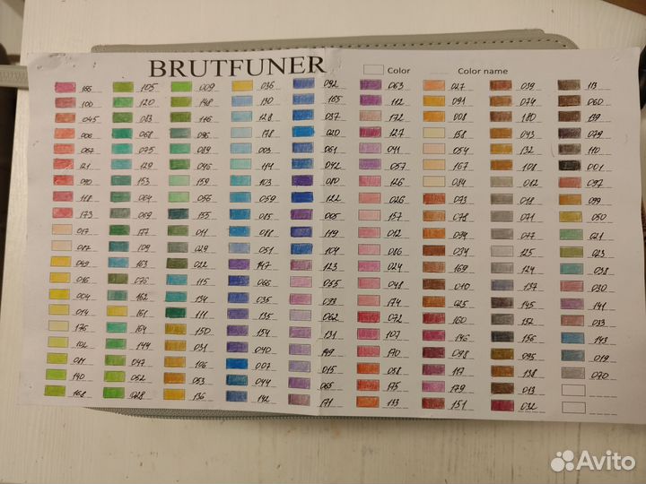 Карандаши Brutfuner масляные 180 штук