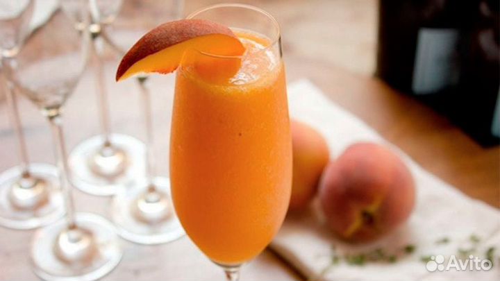 Сироп для коктейлей Персик Черное море 1л