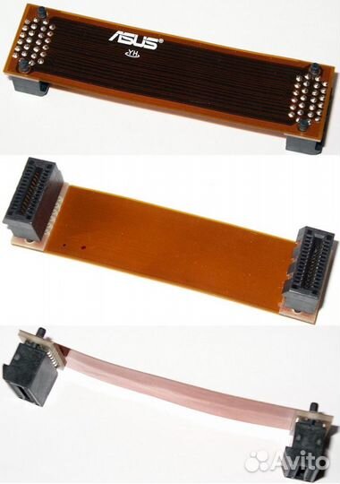 Шлейфы гибкие SLI для видеокарт Asus Nvidia 12см