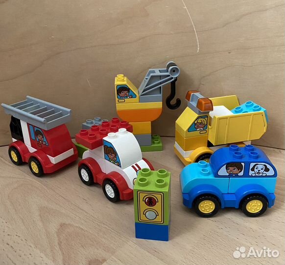 Lego duplo 10816 машинки, самолеты, экскаватор