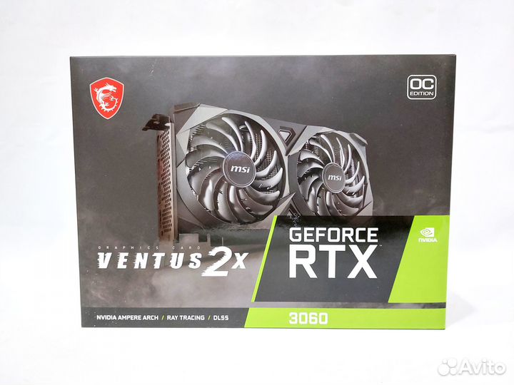 Видеокарта MSI nvidia GeForce RTX 3060 12 GB