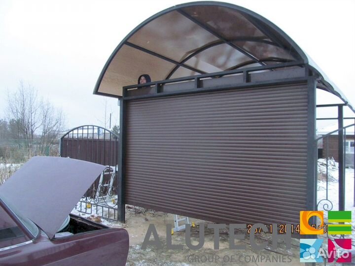 Ворота роллетные Алютех