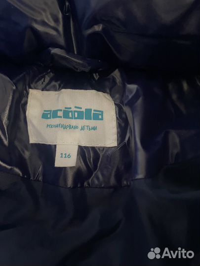Пуховик пальто для девочки acoola