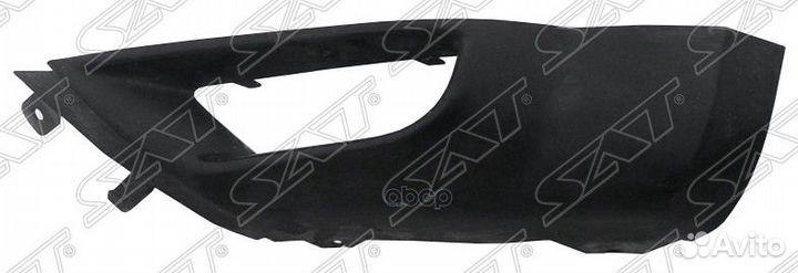 Молдинг бампера mitsubishi outlander XL 06-10 LH