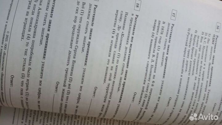 Егэ русский язык 2022