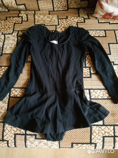 Купальник для Художественной гимнастики чёрный