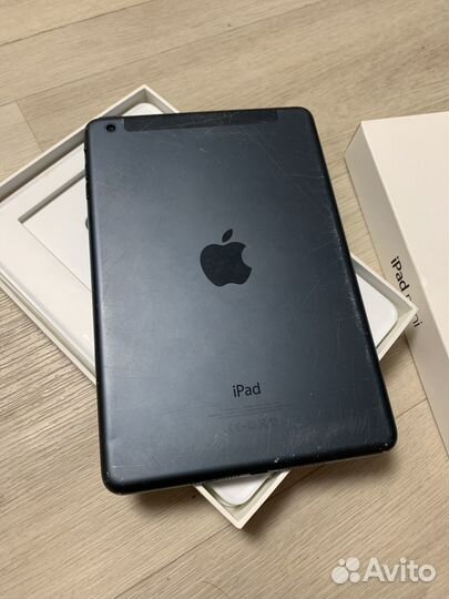 iPad mini 1 16gb wi-fi + 3g битое стекло