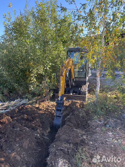 Услуги мини-экскаватора