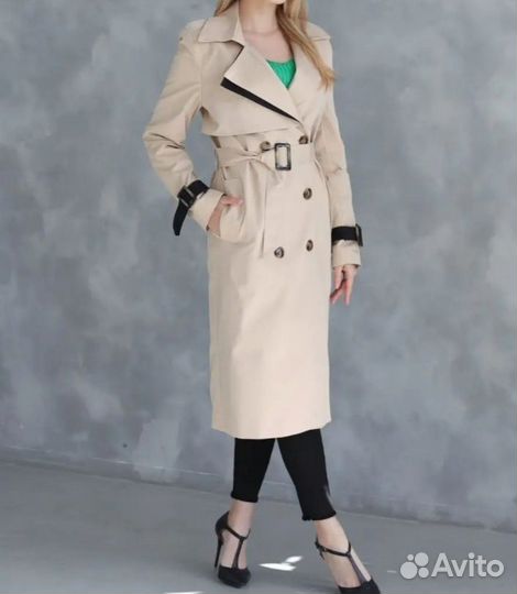 Плащ тренч женский 44 46